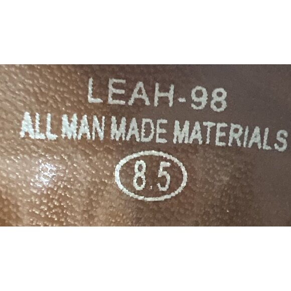 Urbanog leah-98 women size 8.5 Brown Fringe Lace-Up Platform Ankle Booties shoes - Picture 6 of 7